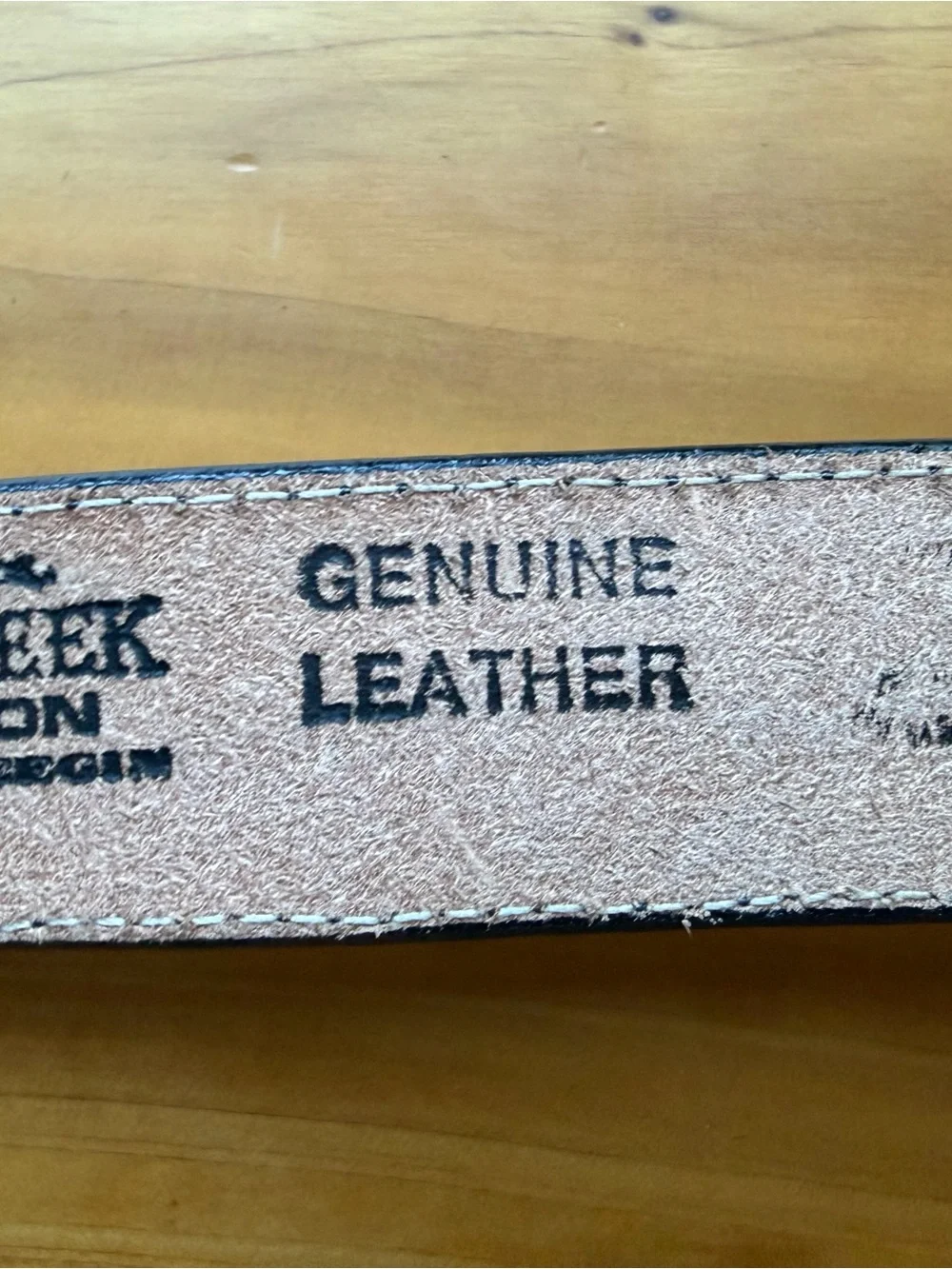 Silver Creek black leather